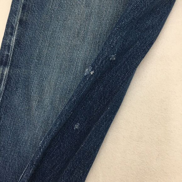 ADRIANO GOLDSCHMIED Protege Jeans Mens 38x28 Straight Distressed Denim Blue - Picture 5 of 12